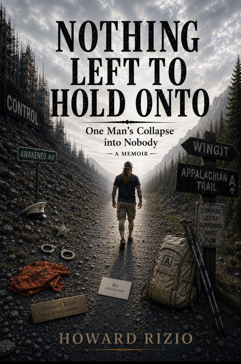 Cover of Nothing Left to Hold Onto: One Man's Collapse into Nobody, a memoir by Howard Rizio