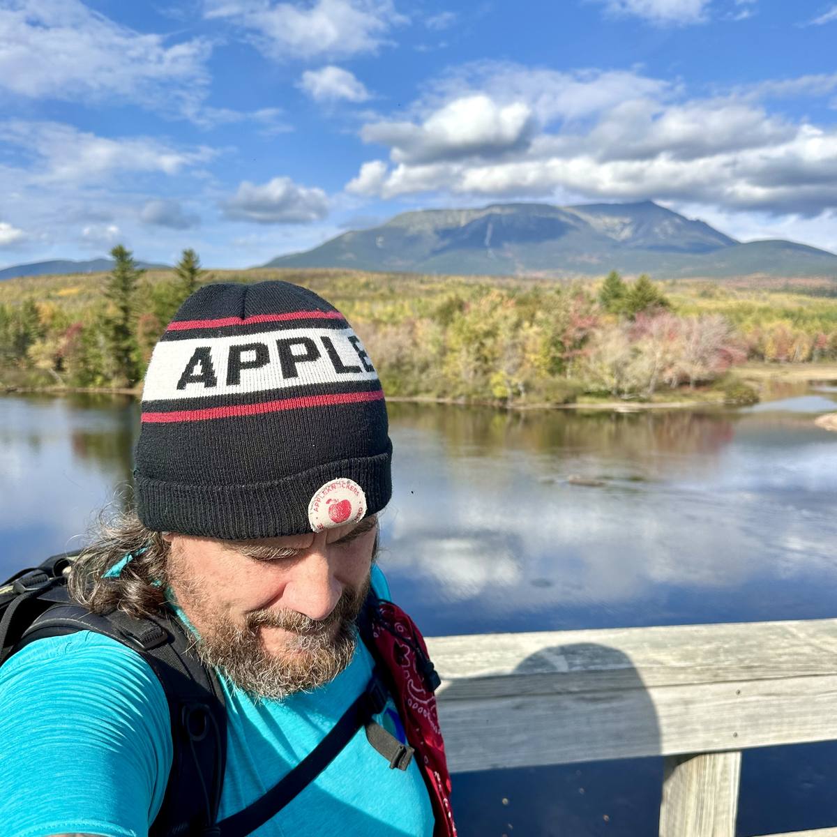 Howard Rizio near Katahdin, Maine